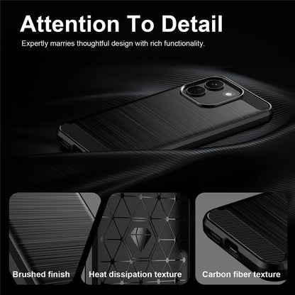 Futrola za Xiaomi Redmi Note 17 Pro Max, Techsuit, Karbon, Crna