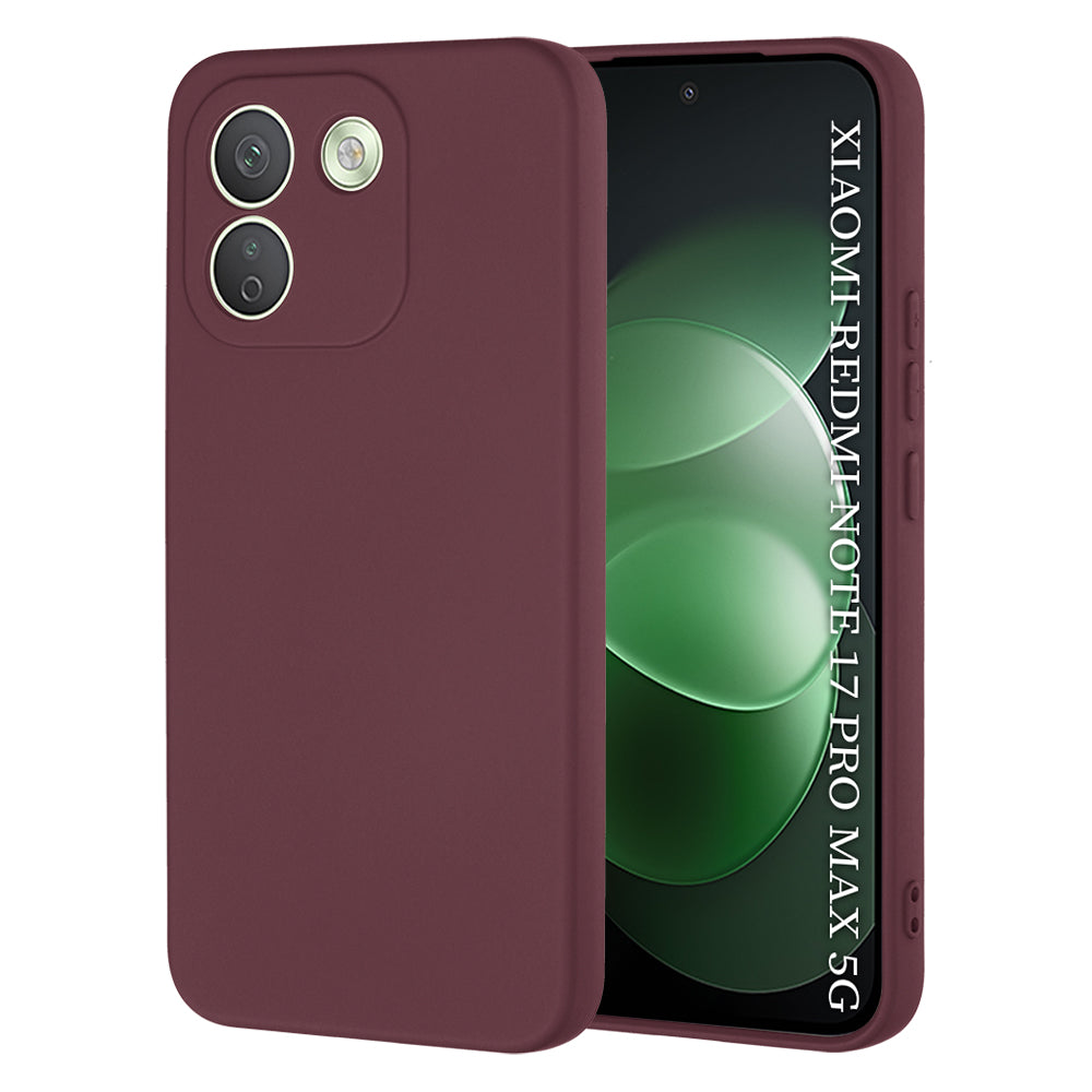 Futrola za Xiaomi Redmi Note 17 Pro Max, Techsuit, SoftFlex, bordo