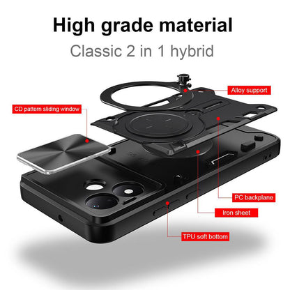 Maska za Xiaomi Redmi Note 17 Pro, Techsuit, CamGuard Pro, crvena