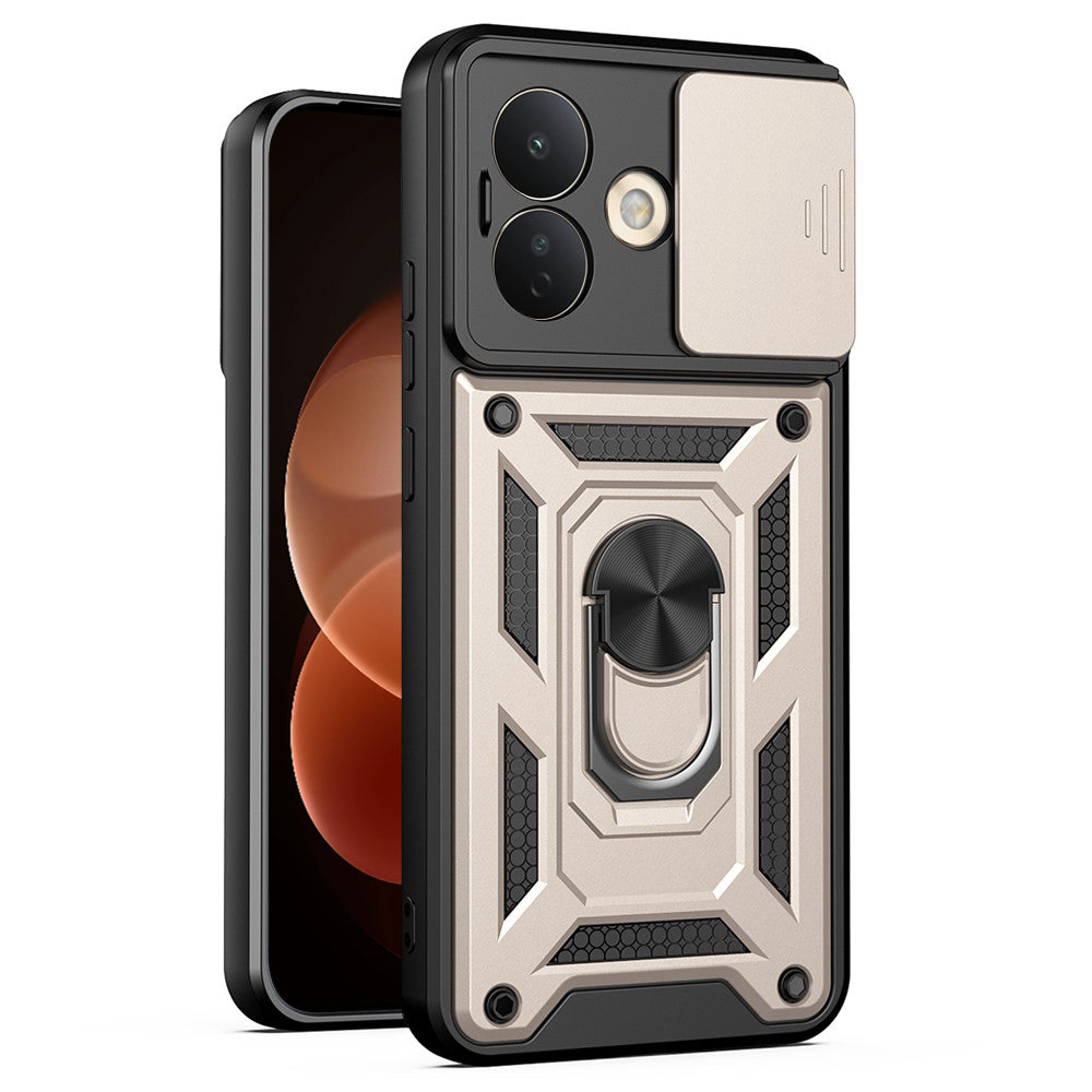 Maska za Xiaomi Redmi Note 17 Pro, Techsuit, CamShield, zlatna