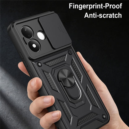 Maska za Xiaomi Redmi Note 17 Pro, Techsuit, CamShield, ružičasto-zlatna
