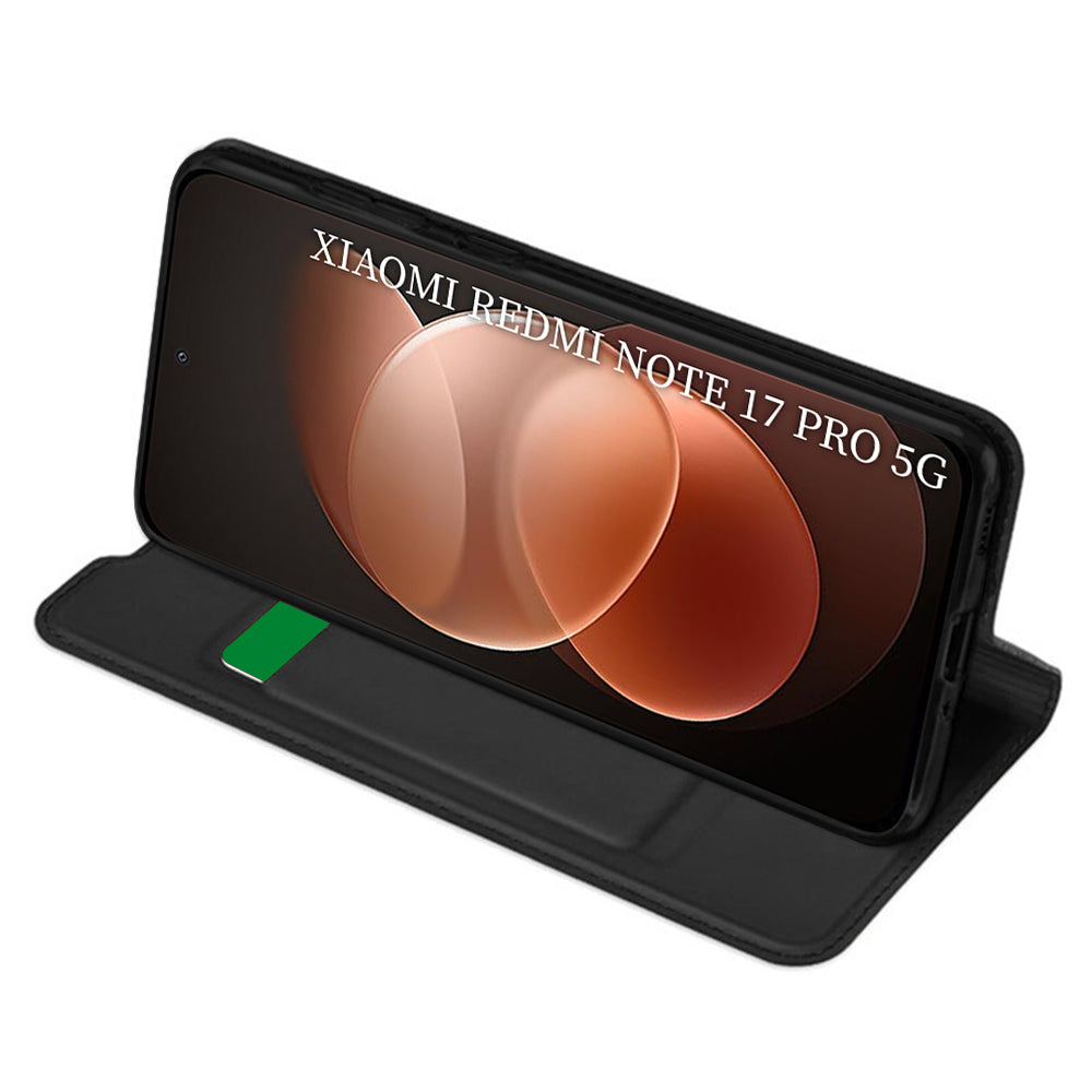 Futrola za Xiaomi Redmi Note 17 Pro, Techsuit, Magskin Book, Crna