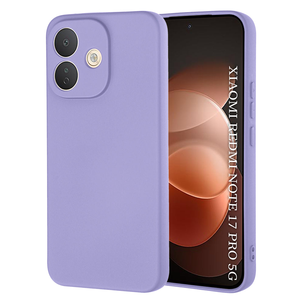 Maska za Xiaomi Redmi Note 17 Pro, Techsuit, SoftFlex, svetloljubičasta