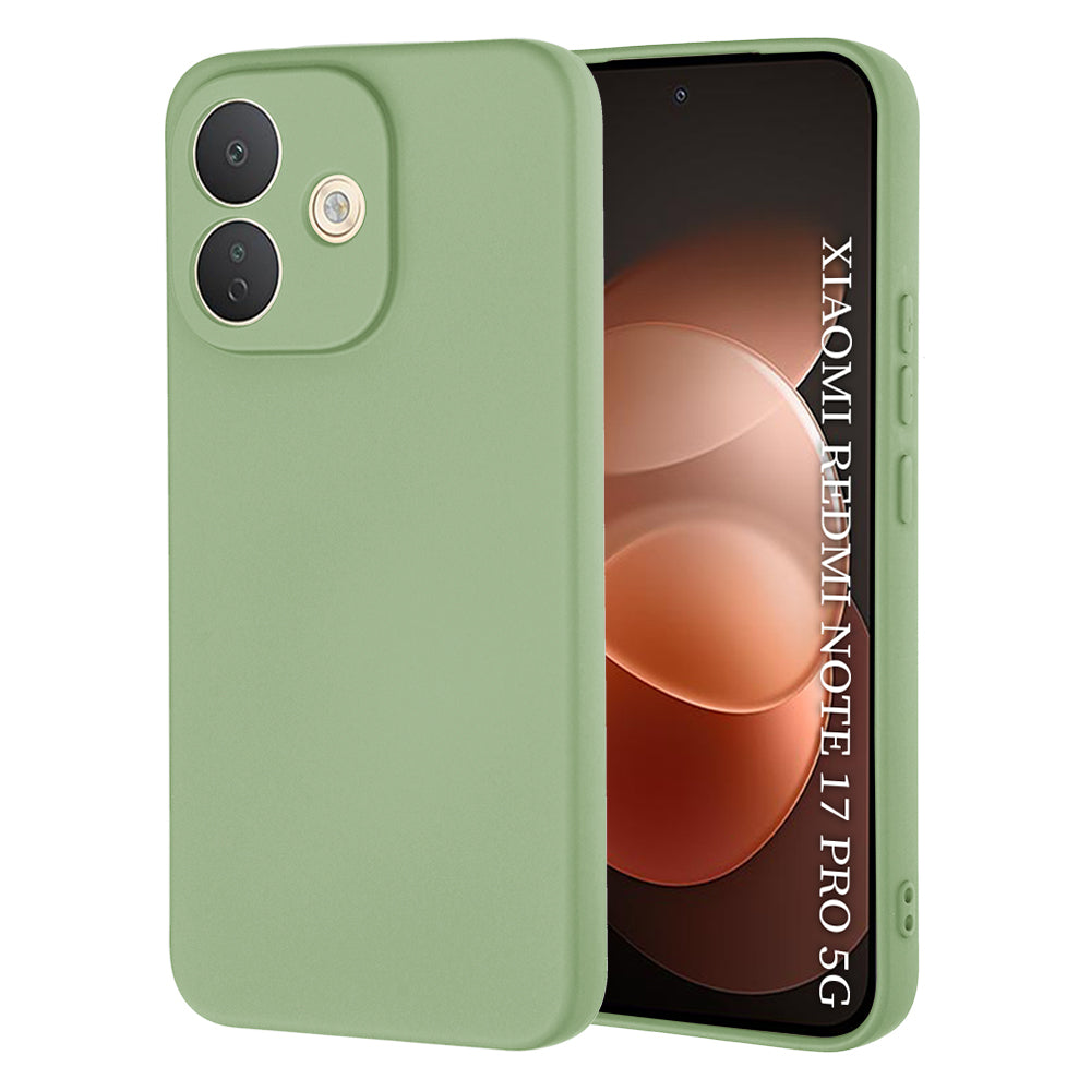 Maska za Xiaomi Redmi Note 17 Pro, Techsuit, SoftFlex, svetlozelena