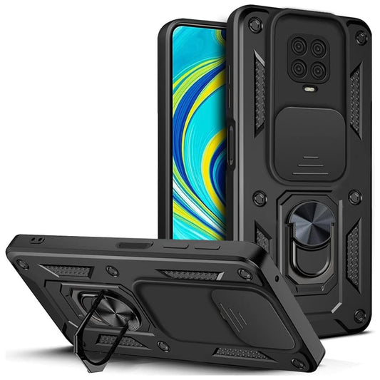 Futrola za Xiaomi Redmi Note 9S / Note 9 Pro / Note 9 Pro Max, Techsuit, CamShield, Crna