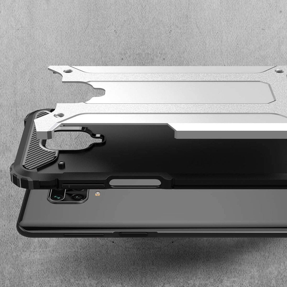 Futrola za Xiaomi Redmi Note 9S / Note 9 Pro / Note 9 Pro Max, Techsuit, Hybrid Armor, Crna