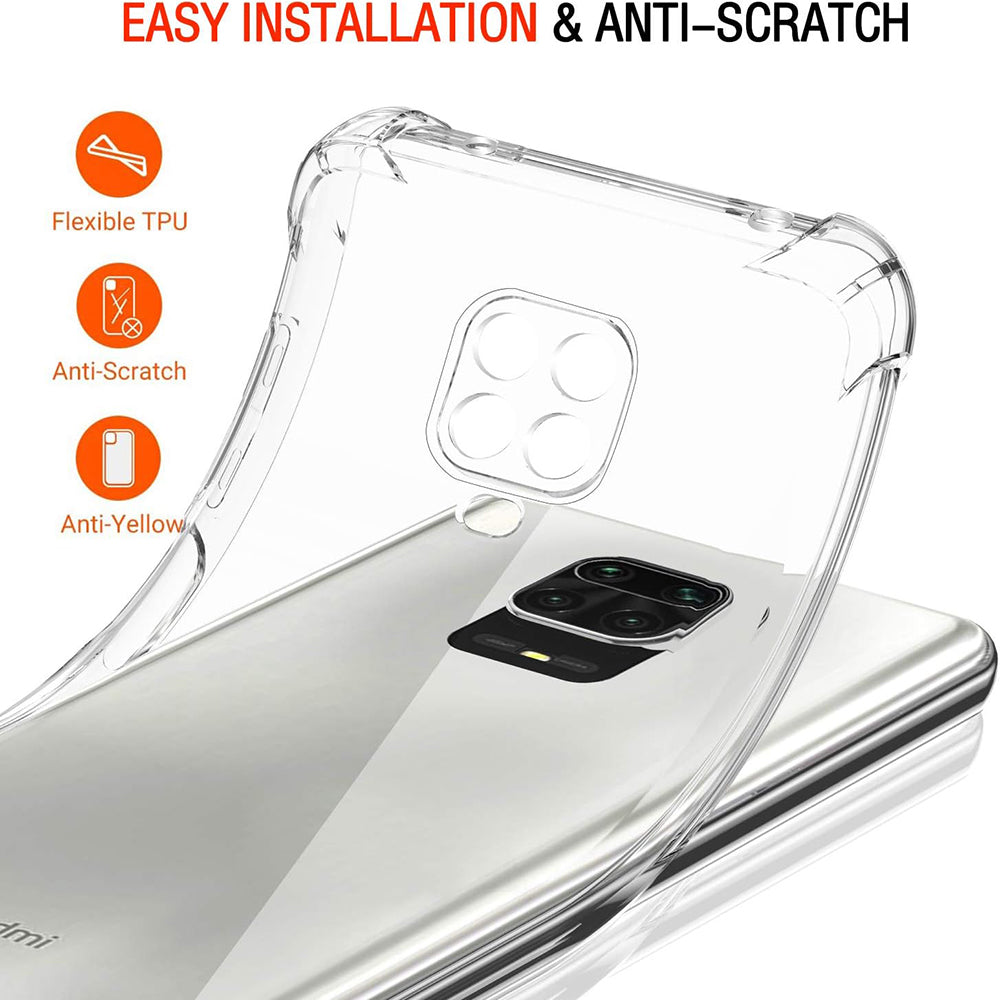Futrola za Xiaomi Redmi Note 9S / Note 9 Pro / Note 9 Pro Max, Techsuit, Shockproof Clear, Providna