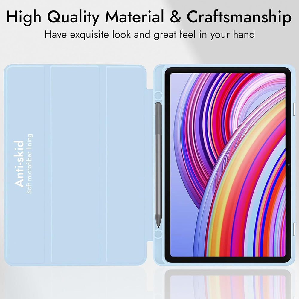 Futrola za Xiaomi Redmi Pad 2 Pro, Techsuit, Flex Trifold, Roze