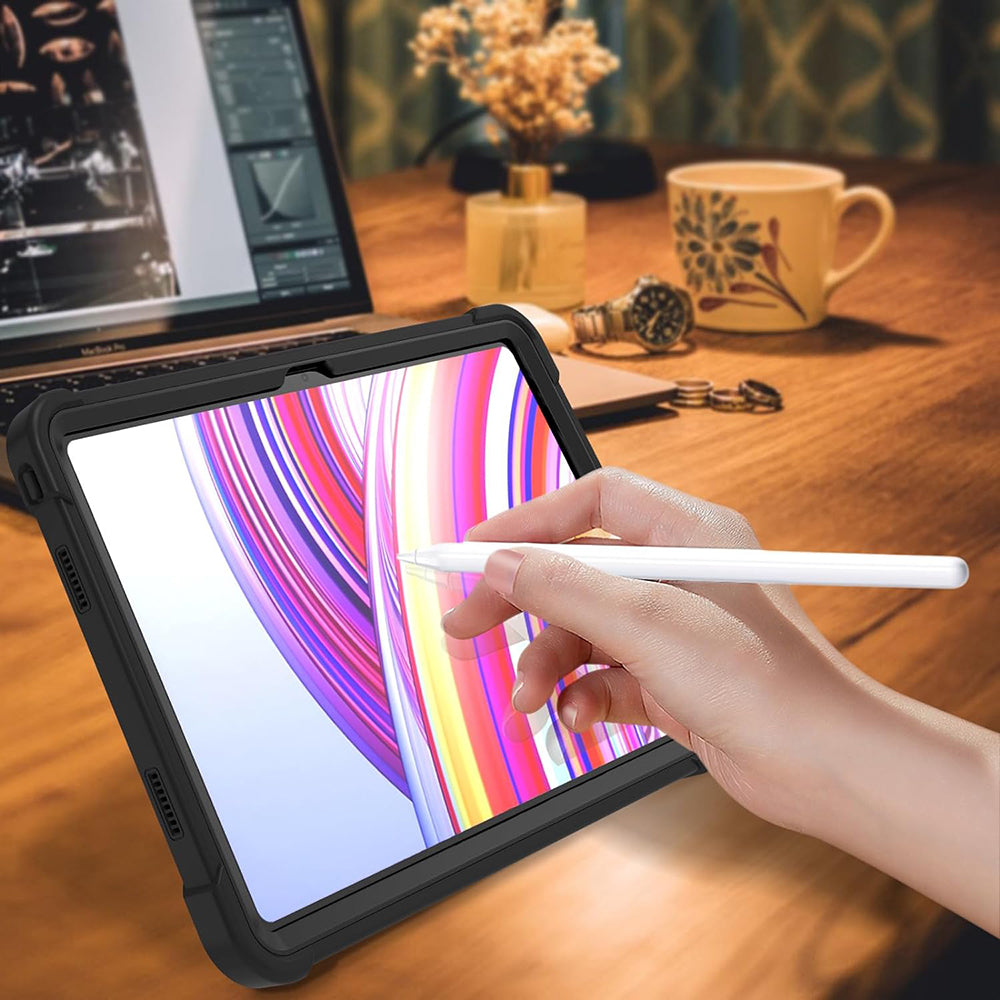 Futrola za Xiaomi Redmi Pad Pro / Pro 5G / Poco Pad, Techsuit, Rugged TabShell, Crna