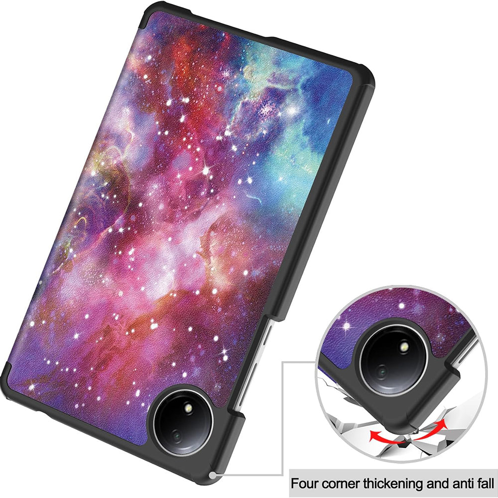Futrola za Xiaomi Redmi Pad SE 8.7, Techsuit, FoldPro Galaxy, Multicolor