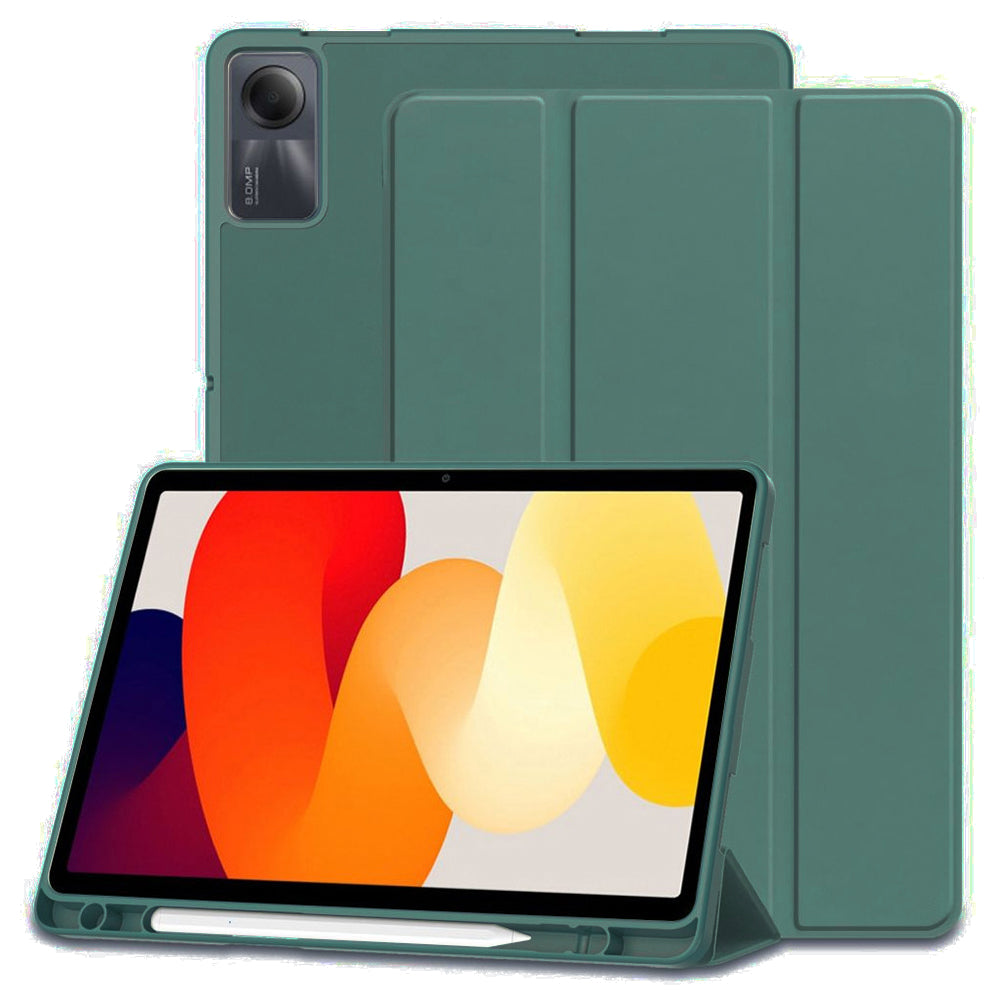 Futrola za Xiaomi Redmi Pad SE, Techsuit, Flex Trifold, Zelena