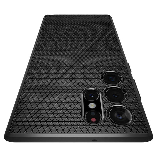Futrola za Samsung Galaxy S22 Ultra 5G S908, Spigen, Liquid Air Matte, Crna ACS03915