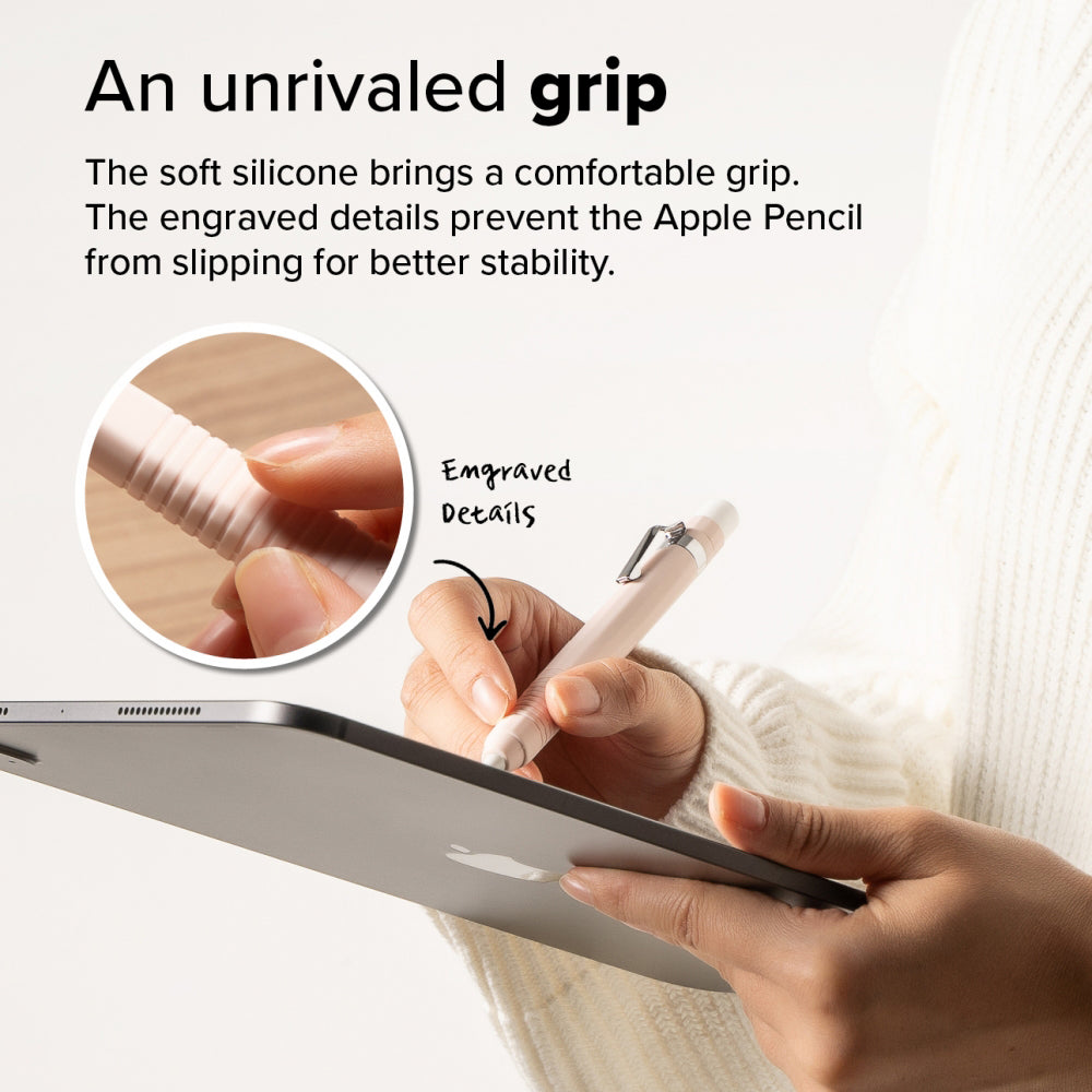 Futrola Ringke Drafting za Apple Pencil Pro / Pencil (Generacija 2), Bela