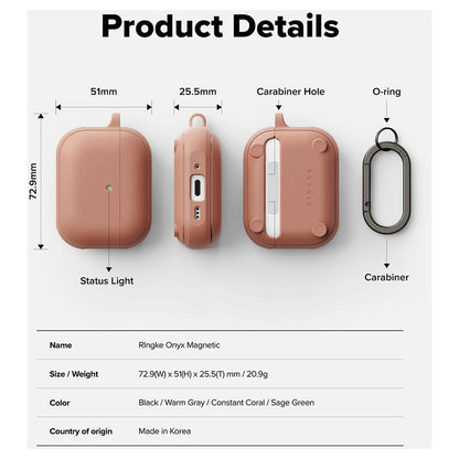 Futrola Ringke Onyx Magnetic Apple AirPods Pro 3, Bronzana