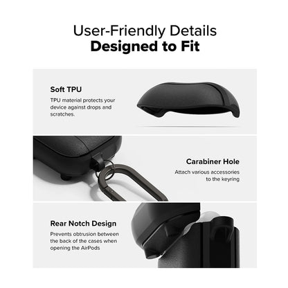 Ringke Onyx Magnetic futrola za Apple AirPods 4, Siva