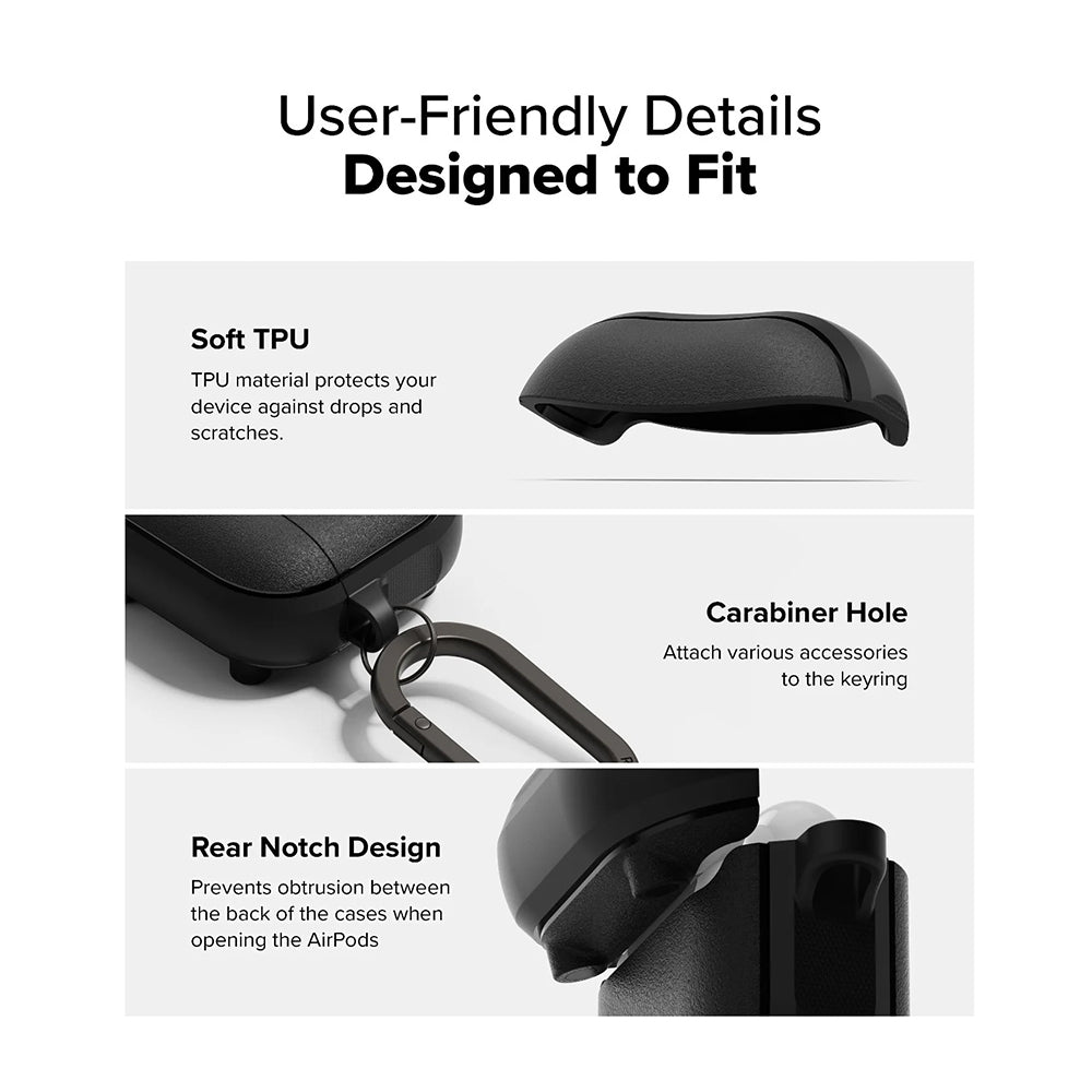 Ringke Onyx Magnetic futrola za Apple AirPods 4, Zelena