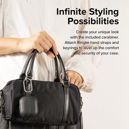 Futrola Ringke Onyx za Samsung Galaxy Buds3 FE / Buds3 Pro / Buds3, Crna