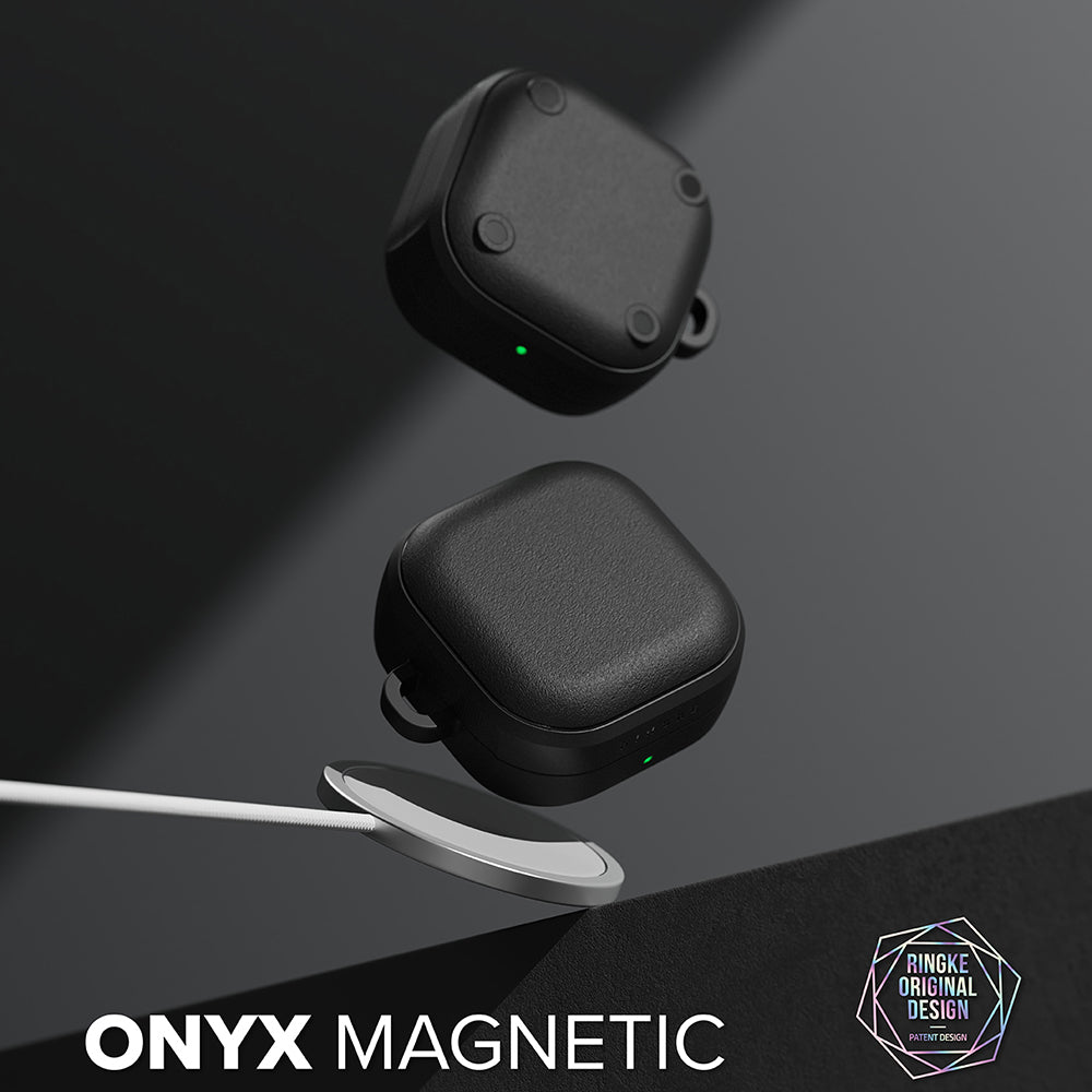 Futrola Ringke Onyx Magnetic za Samsung Galaxy Buds4 / Buds4 Pro, Crna