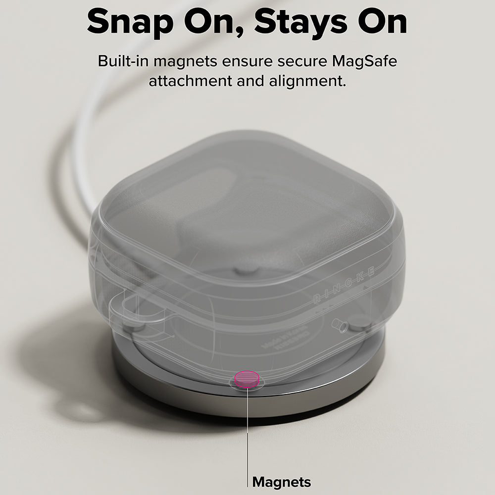 Futrola Ringke Onyx Magnetic za Samsung Galaxy Buds4 / Buds4 Pro, Crna