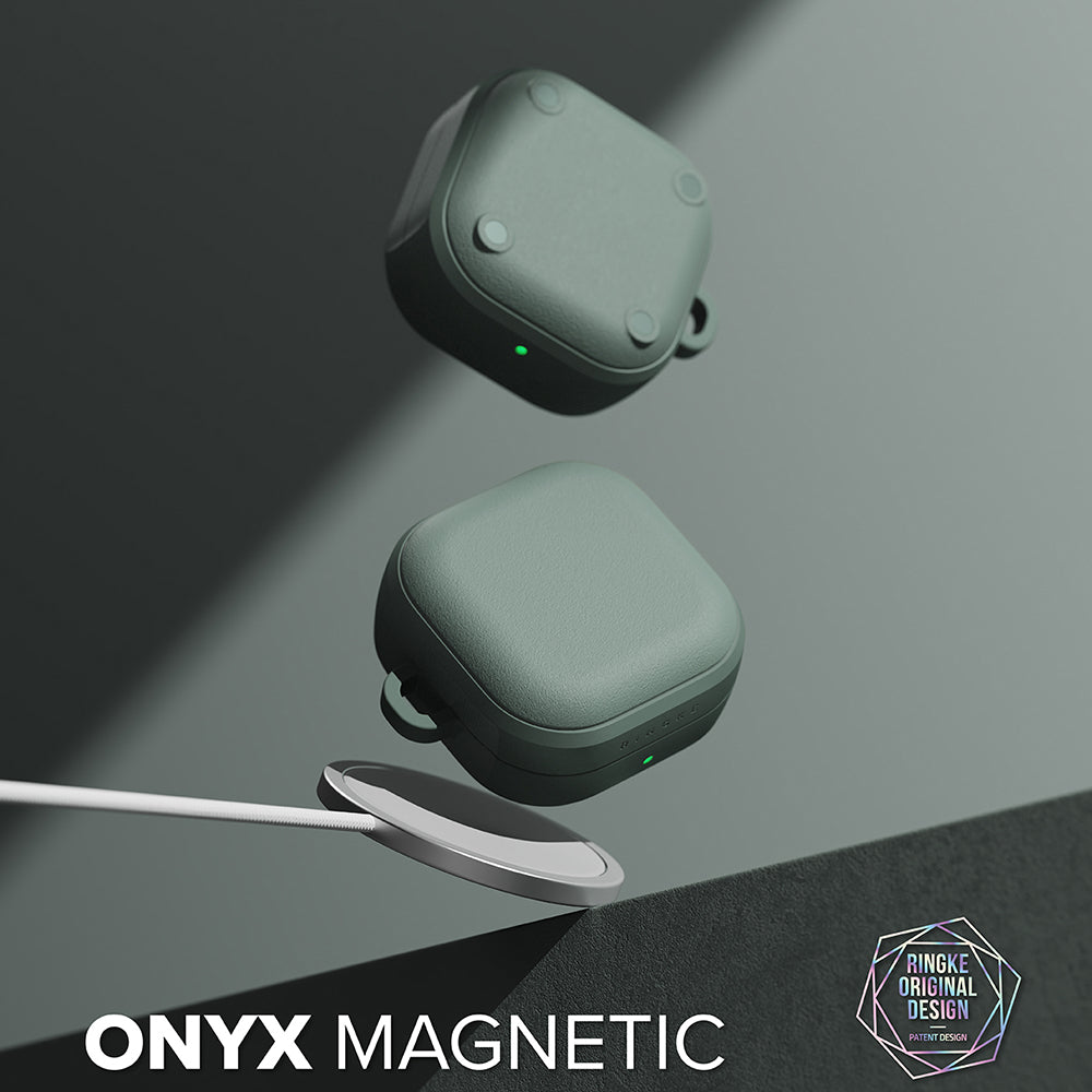 Futrola Ringke Onyx Magnetic za Samsung Galaxy Buds4 / Buds4 Pro, Zelena