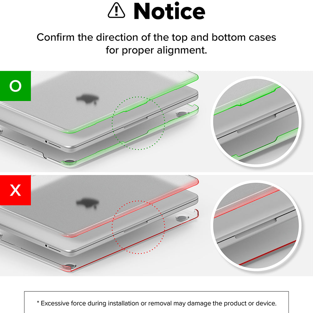 Ringke Slim futrola za Apple MacBook Neo 13 inča, mat providna.