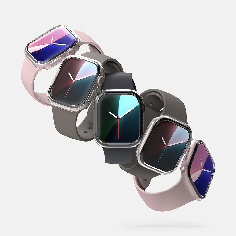 Ringke Slim futrola za Apple Watch Series 10 / 11 46mm, Set 2 komada, Mat Crna / Providna