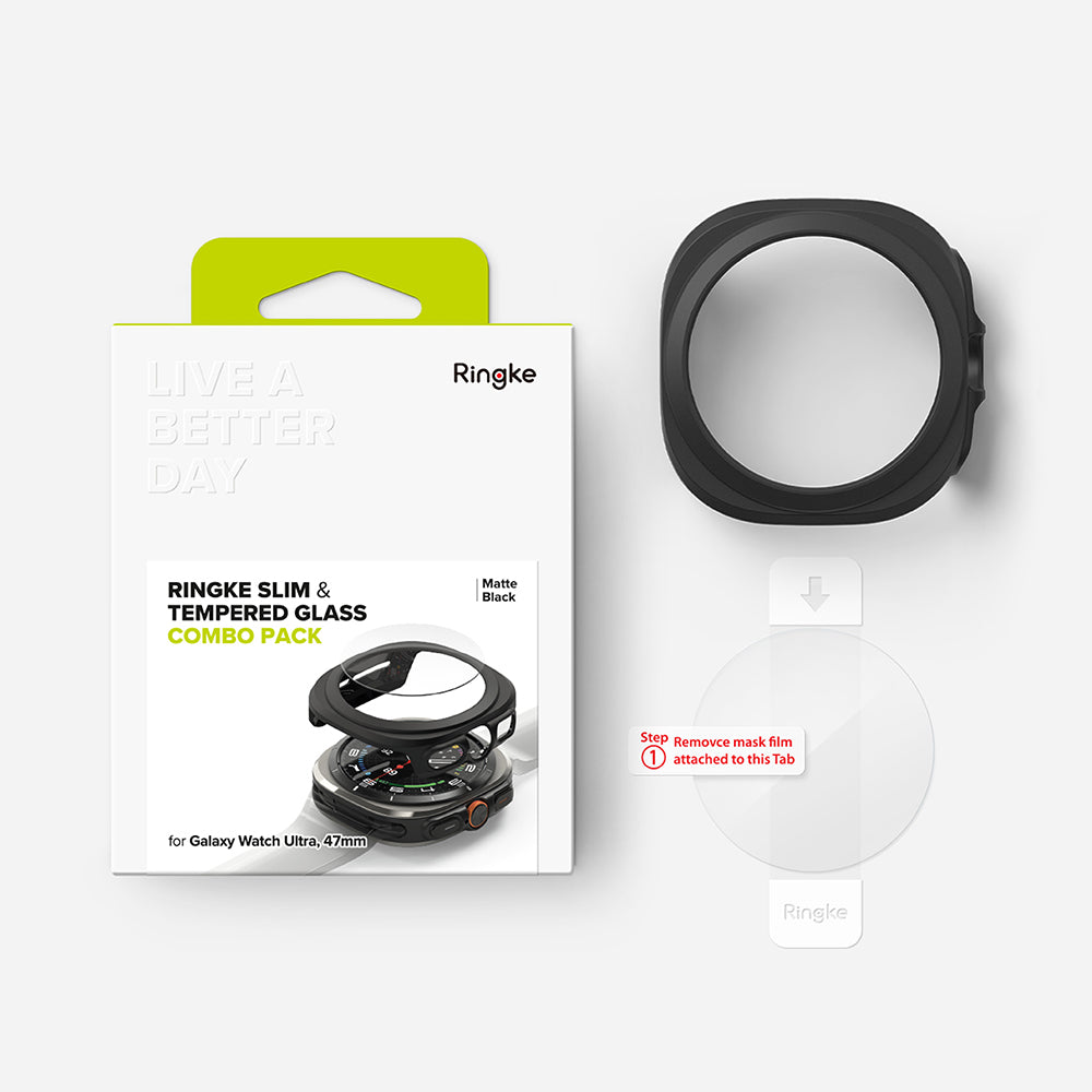 Ringke Slim futrola za Samsung Galaxy Watch Ultra, Mat Crna