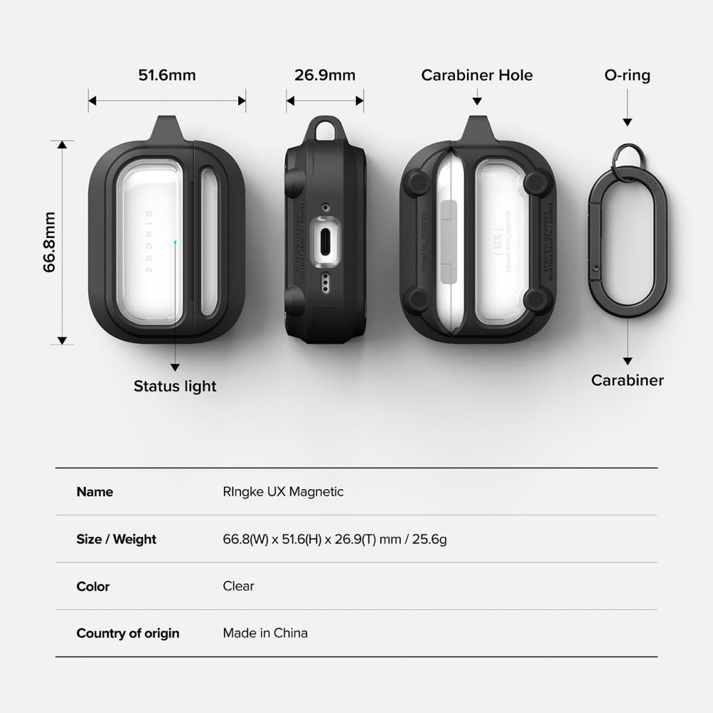 Ringke UX futrola za Apple AirPods Pro 3, Providna