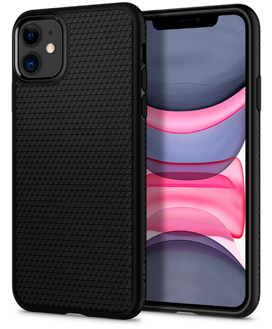 Futrola za Apple iPhone 11, Spigen, Liquid Air, Crna 076CS27184