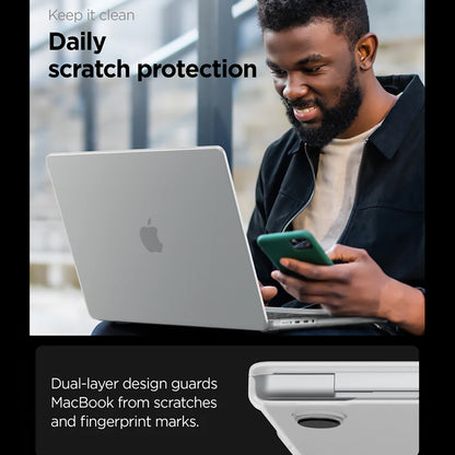 Husa Spigen Airskin za Apple MacBook Pro 16inch (2026) / (2024) / (2023) / (2021), Providna Satenska ACS11526