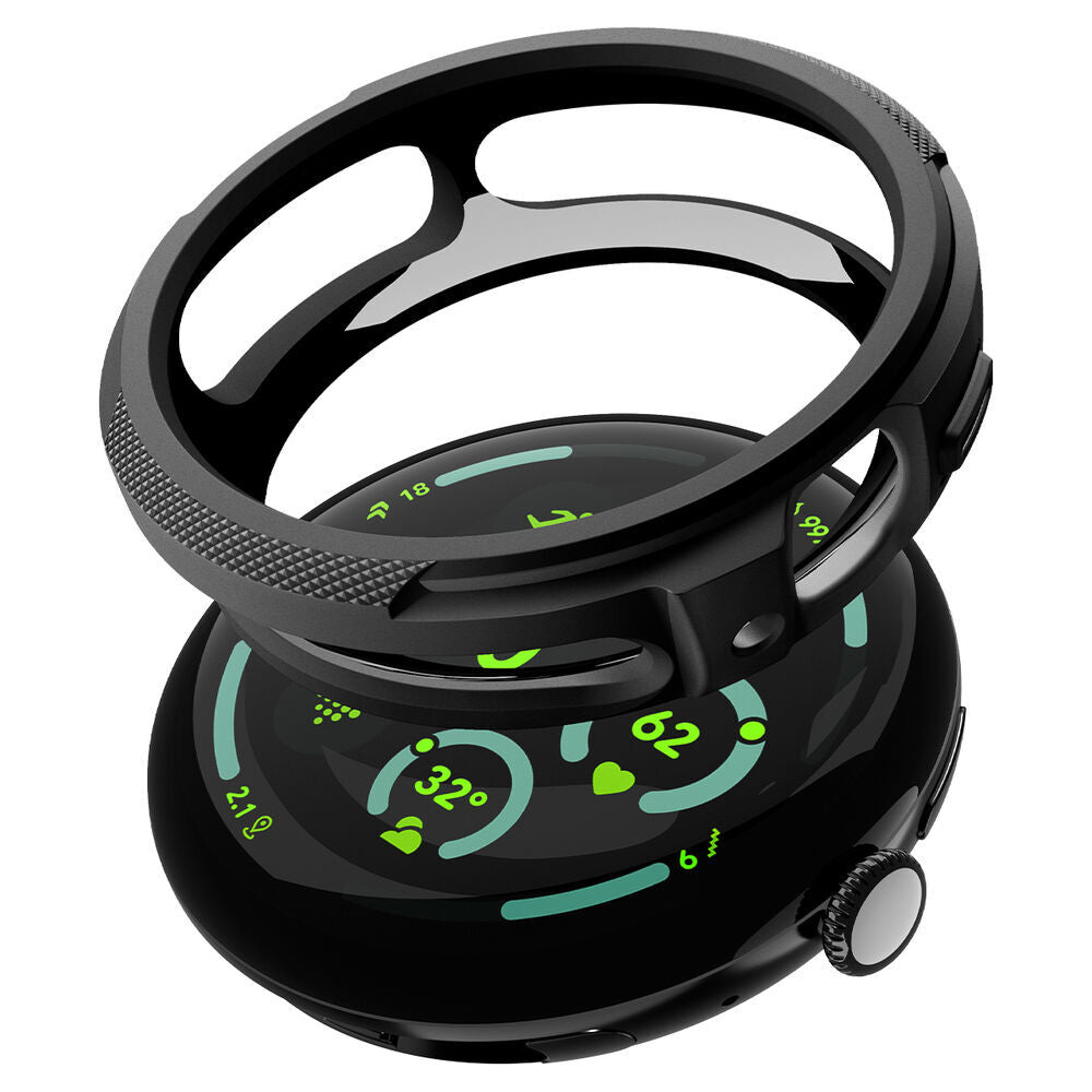 Futrola Spigen Liquid Air za Google Pixel Watch 4 41mm, Crna Mat ACS09483