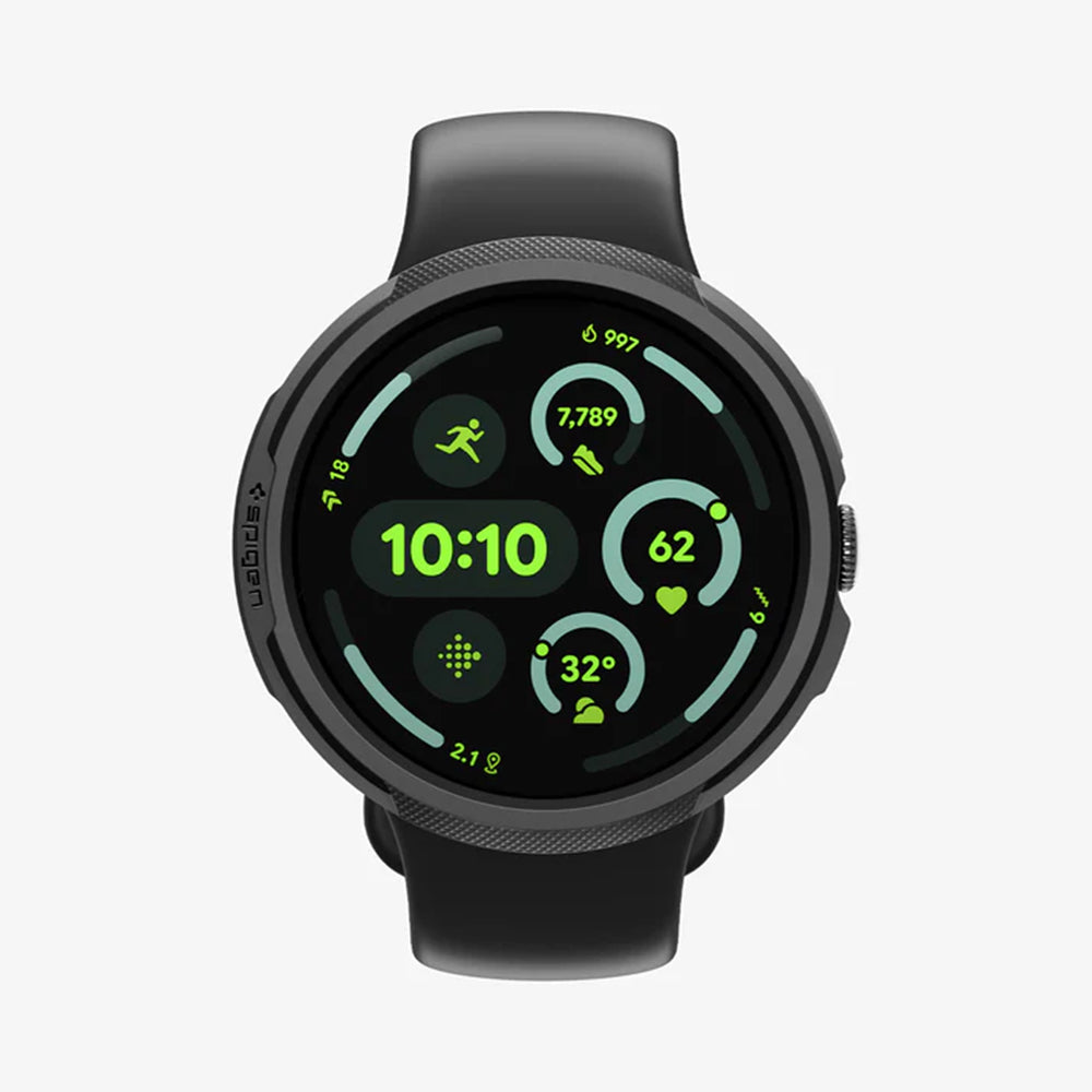 Spigen Liquid Air futrola za Google Pixel Watch 4 45mm, Crna Mat ACS11222