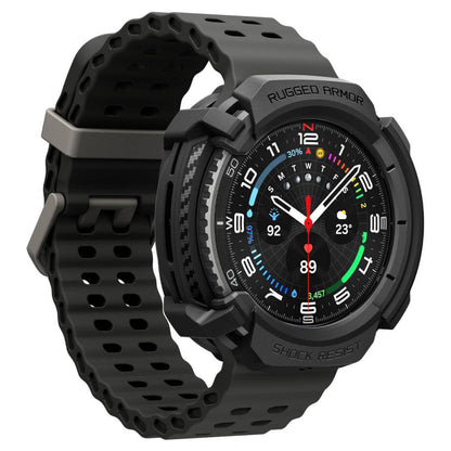 Husa Spigen Liquid Air za Samsung Galaxy Watch8 Classic, Crna Mat ACS09841