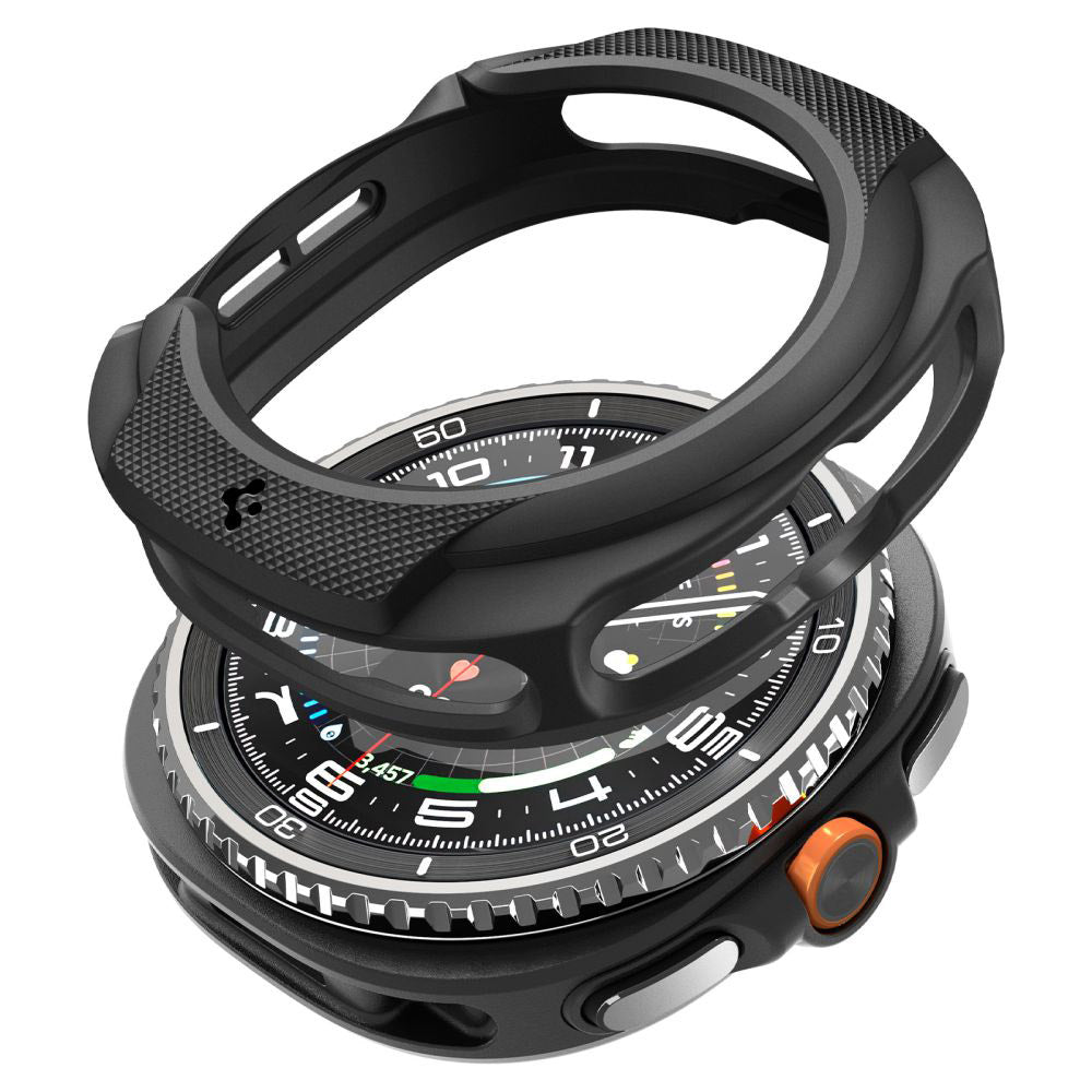 Husa Spigen Liquid Air za Samsung Galaxy Watch8 Classic, Crna Mat ACS09841
