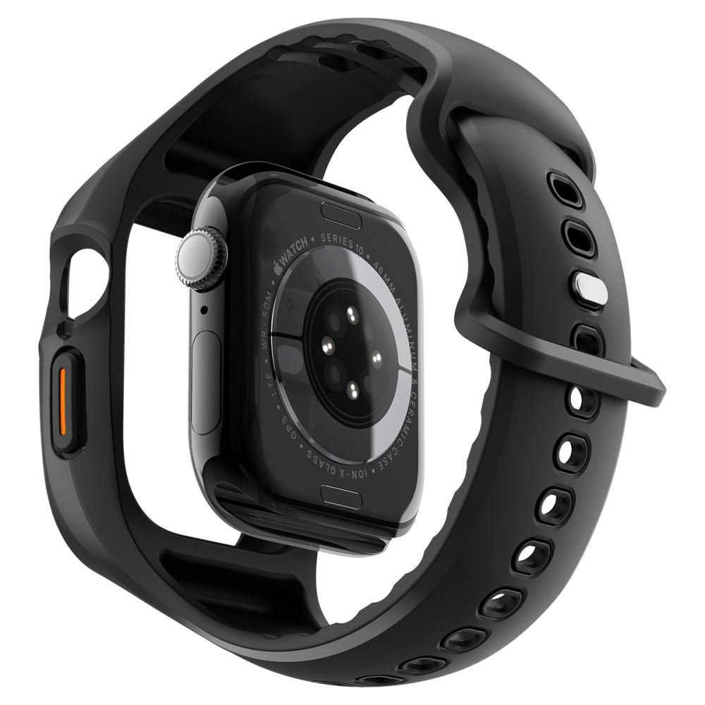 Futrola Spigen Liquid Air Pro za Apple Watch Series 10 / 11 46mm, Mat Crna ACS09317