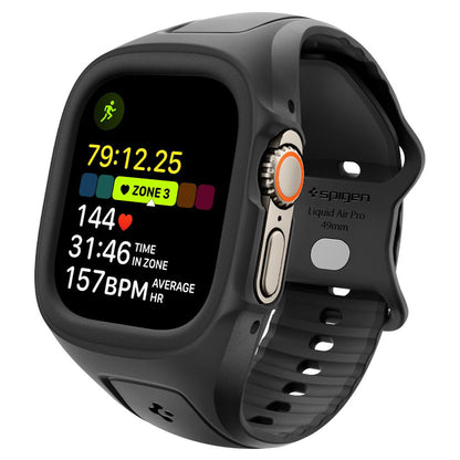 Futrola Spigen Liquid Air Pro za Apple Watch Ultra Series, Crna ACS05463