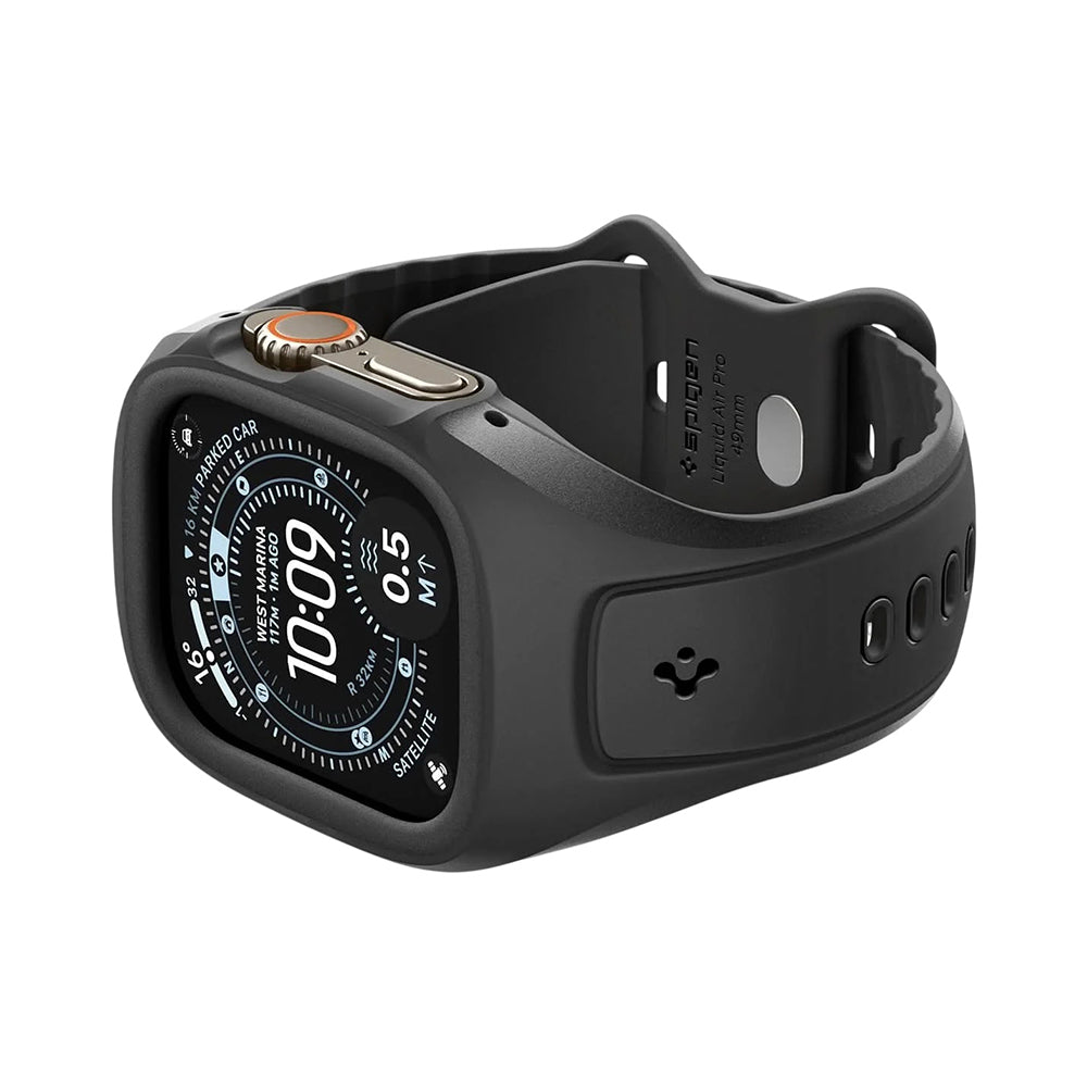 Futrola Spigen Liquid Air Pro za Apple Watch Ultra Series, Crna ACS05463