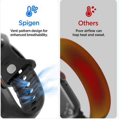 Futrola Spigen Liquid Air Pro with Screen Protector za Apple Watch Ultra Series, Crna Mat ACS11416