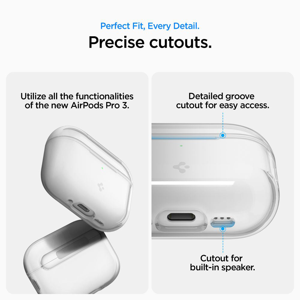 Futrola Spigen Liquid Crystal za Apple AirPods Pro 3, Transparentna ACS10019