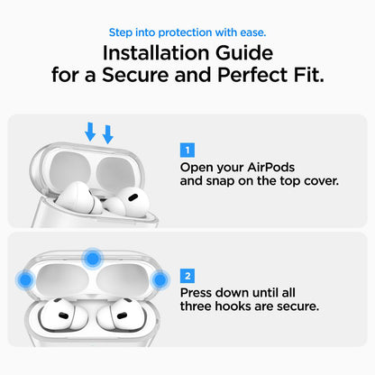 Futrola Spigen Liquid Crystal za Apple AirPods Pro 3, Transparentna ACS10019