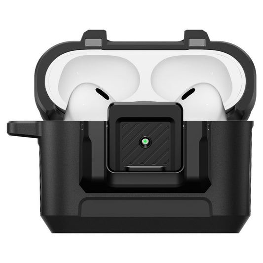 Futrola Spigen Lock Fit za Apple AirPods Pro 3, Mat Crna