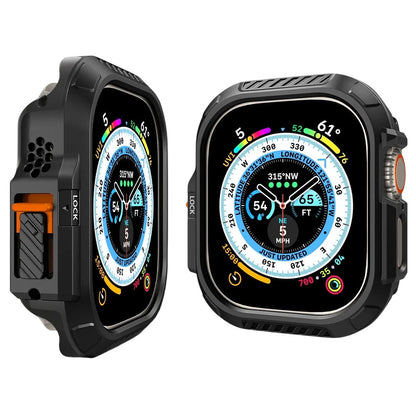 Spigen Lock Fit futrola za Apple Watch Ultra Series, Mat Crna ACS06208