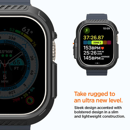 Spigen Lock Fit futrola za Apple Watch Ultra Series, Mat Crna ACS06208