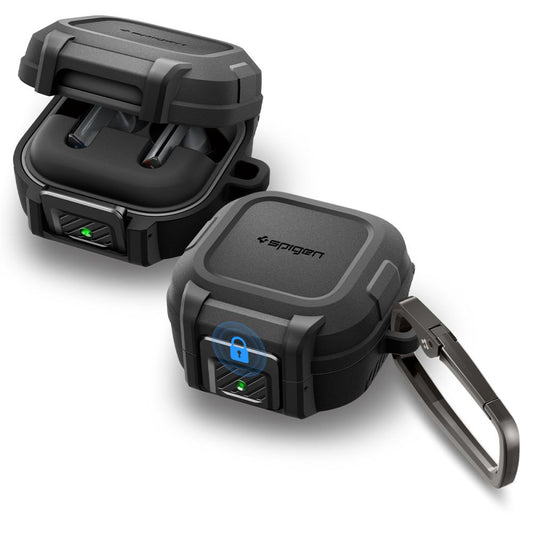 Futrola Spigen Lock Fit za Samsung Galaxy Buds4 / Buds4 Pro, Mat Crna ACS11202