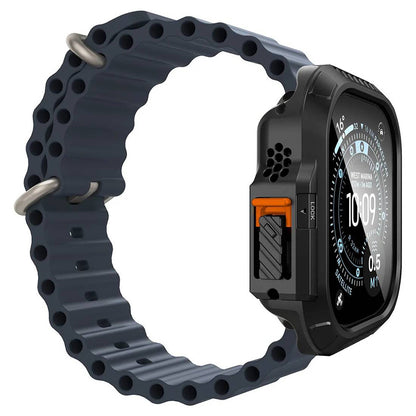 Spigen Lock Fit maska sa zaštitnim staklom za Apple Watch Ultra Series, crna ACS12054