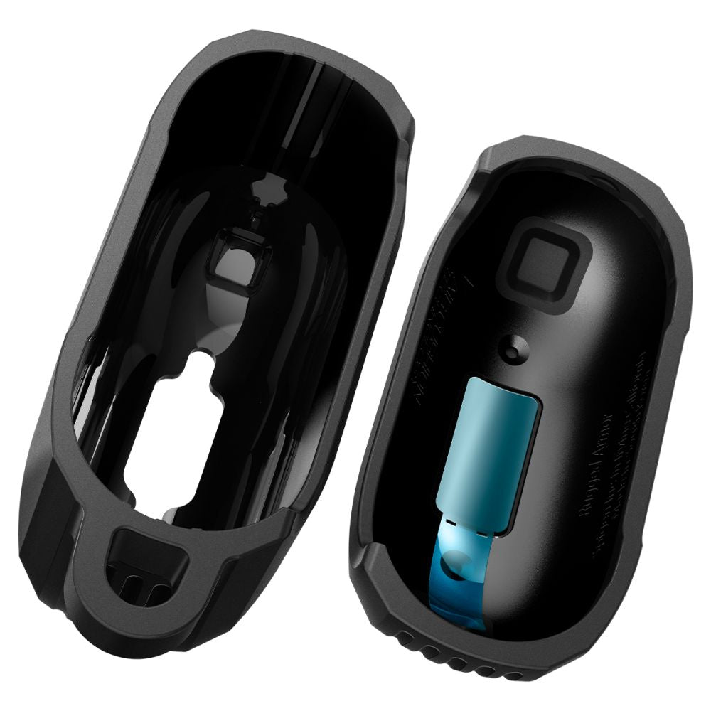 Futrola Spigen Rugged Armor za Apple AirPods 4, Mat Crna