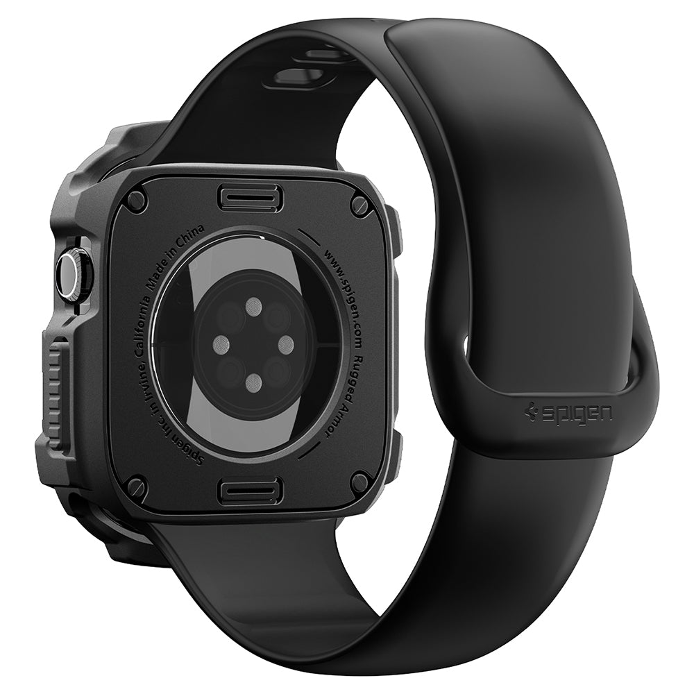 Spigen Rugged Armor maska za Apple Watch Series 12 42 mm, mat crna ACS11877