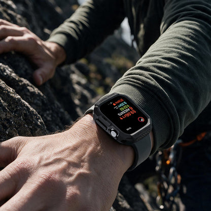 Futrola Spigen Rugged Armor za Apple Watch Series 12 46mm, Crna Mat ACS11886