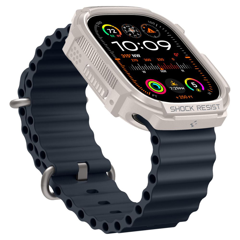 Futrola Spigen Rugged Armor za Apple Watch Ultra Series, Bež ACS07381
