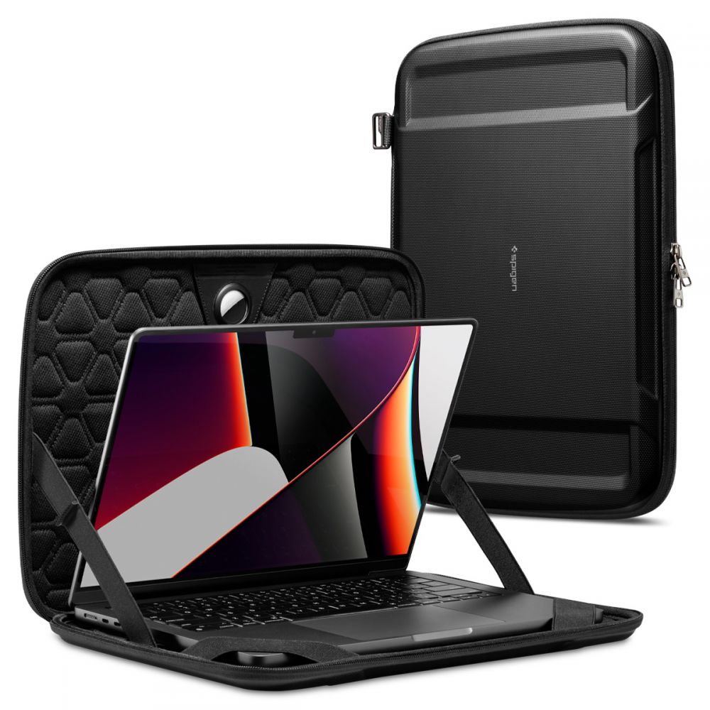 Futrola Spigen Rugged Armor za Laptop 13inch - 14inch, Crna AFA04270